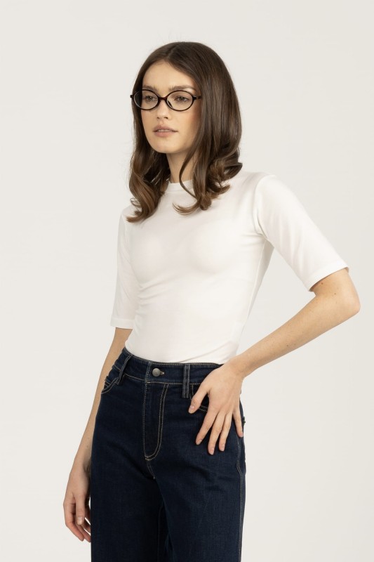 T-shirt basic biały