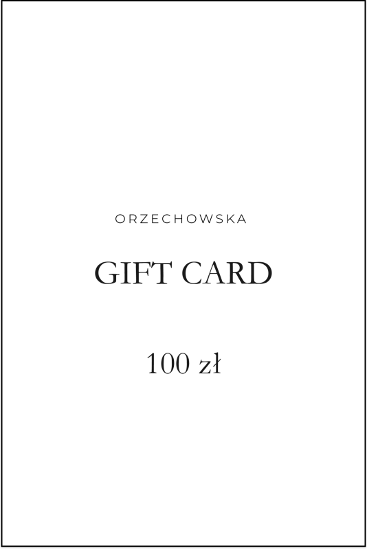 Elektroniczna karta podarunkowa o wartości 100 zł