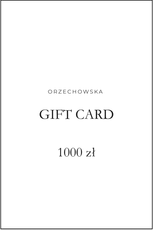 Elektroniczna karta podarunkowa o wartości 1000 zł